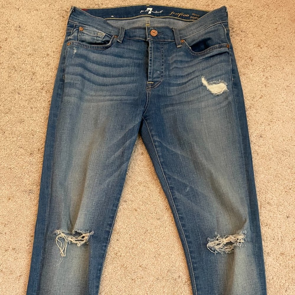 7 for All Mankind - Josefina Skinny Boyfriend Jeans